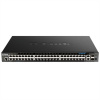 D-Link DGS-1520-52MP sieťový prepínač Riadený L3 Gigabit Ethernet (10/100/1000) Podpora napájania cez Ethernet (PoE) 1U Čierna (DGS-1520-52MP)