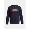 Chlapčenská mikina Under Armour UA Rival Flc Flamin Wdmrk HD-BLU Modrá YXL