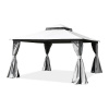 Záhradný pavilón s moskytiérou a závesmi VANCOUVER 4x4 Light Grey - Hardmaister