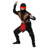 KOSTÝM NINJA ČERVENÝ BOJOVNÍK BOJOVNÍKA 116