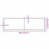 vidaXL Stolová doska bledohnedá 200x60x(2-6) cm ošetrený masívny dub - Hnedá - 128250-74260