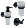 Nimco Sada koupelnových doplňků, nádobky skleněné
