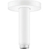 HANSGROHE prívod zo stropu S, dĺžka 100 mm, matná biela, 27393700