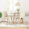 DKD HOME DECOR Stoličky do jedálne 2 ks. Krémová látka