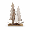 DECOLED Drevené stolové dekorácie stromy 16 × 4,5 × 24,7 cm, stojace