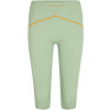 Dámske funkčné spodky Falke Women 3/4 Tights Maximum Warm - quiet green M