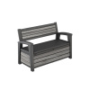 Záhradná lavica Keter Deco Garden Bench Storm grey