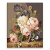 Maľovanie podľa čísel - Váza plná krásnych kvetov - 80x100 cm, plátno vypnuté na rám - výroba CZ