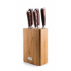G21 Sada nožov G21 Gourmet Nature 5 ks + bambusový blok 6002218
