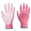 Portwest A120 PU Palm Pracovné rukavice ružová 6/XS
