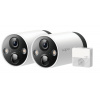 TP-Link Tapo C420S2 - 2×Tapo C420, 1×Tapo H200 - Venkovní IP kamery na baterii, WiFi, 2K QHD (2560 × 1440 px) 113° ONVIF
