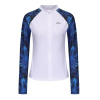 Slazenger Swim Jacket Womens White/Leaf AOP 8 (36)