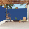 zahrada-XL Zaťahovacia bočná markíza modrá 220x600 cm 318016