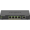 Netgear NETGEAR 5-Port Gigabit Ethernet High-Power PoE+ Plus Switch (GS305EPP) Riadený L2/L3 Gigabit Ethernet (10/100/1000) Podpora napájania cez Ethernet (PoE) Čierna (GS305EPP-100PES)