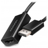 AXAGON adaptér DP na HDMI/RVD-HI20N/4K/60Hz/HDCP 2.2/0,15m/čierny
