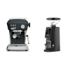 Ascaso Dream ONE, Anthracite + Eureka Atom W 65 Casa, black