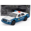 Jada Ford usa Crown Victoria Police Interceptor Sheriff 2001 - The Walking Dead 1:32 Bielo modrá