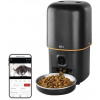 inteligentný dávkovač krmiva emos pet care s kamerou, 4 l, čierny, wi-fi tuya