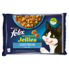 Felix Sensations Jellies losos a treska v želé 4 x 85 g