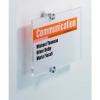 Informačná tabuľka Durable Crystal Sign 21x297