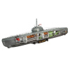 Revell plastikový model ponorky German Submarine Type XXIII s interiérem 05078 1:144