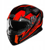 Moto prilba OZONE ARROW RED XS so šiltom (Moto prilba OZONE ARROW RED XS so šiltom)