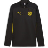 Puma Borussia Dortmund Quarter Zip Training Top Adults Black M