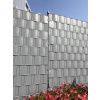Páska Strend Pro EUROSTANDARD, 190 mm, L-26 m, tieniaca, sivá, krycia, na plotové panely, 1050 g/m2, PVC, RAL7040