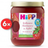 HiPP BIO SUPEROVOCIE Jablko, jahody a maliny od uk. 4. – 6. mesiaca, 6× 160 g