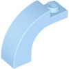 6005 Bright Light Blue Arch 1 x 3 x 2 Curved Top (Světle modrý oblouk 1 x 3 x 2 Zakřivený vrchol)