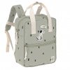 LÄSSIG KIDS LÄSSIG Mini Square Backpack Happy Prints light olive