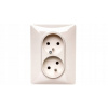 Elektrická zásuvka do steny Legrand béžová
