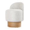 Taburetka Barren Puf Light Grey
