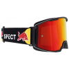 Okuliare STRIVE, Red Bull Spect (čierne mátné, plexi červené zrkadlové)