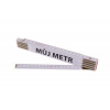 Levior Meter skladací 2m MÔJ METER (PROFI, biely, drevo)