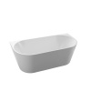 EMPORIA EMILIA 2.0 S voľne stojaca vaňa s prepadom, akrylát 150 x 75 x 58 cm