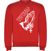 Superfutbal Pánska mikina football religion, červená Veľkosť: M