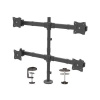STARTECH Desk Mount Quad Monitor Arm - Steel, STARTECH Desk Mount Quad Monitor Arm - Steel - ARMQUA ARMQUAD