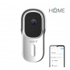iGET HOME Doorbell DS1 White - WiFi batériový videozvonček, FullHD, obojsmerný zvuk, CZ aplikácie 75020801