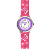CLOCKODILE Motýľ Ružové trblietky Dievčenské hodinky BUTTERFLIES