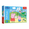 Trefl Puzzle Prasiatko Peppa / modré plavky Zábava s priateľmi 33x22cm 60 dielikov v krabičke 89017356