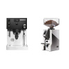 Rancilio Silvia PRO X, black + Eureka Mignon Specialita Compatto, CR chrome