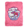Kids Licensing Hello Kitty and Friends A5 Plush notebook Zápisník