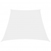 vidaXL Tieniaca plachta, oxford, lichobežníková 3/4x3 m, biela