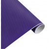 Fialová fólia 127 cm Carbon Karbonová samolepiaca fólia Termoplast