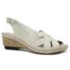 RIEKER 66189-60 beige, dámské sandály vel.40