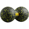 Dvojitá guľa 4fizio 25 cm x 12 cm zelená (Dual Lacrosse 4Fizio Double Ball 12 cm)