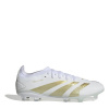 adidas Predator 24 Pro Firm Ground Boots White/Gold Met 8.5 (42.7)
