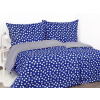 Dreamy Linens Obliečky bavlnené tmavo modré Bodky