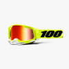 100% Racecraft 2 Yellow mirror red lens
